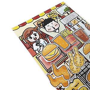 Bộ Tranh Tương Tác Cô Tiên Xanh - Cửa Tiệm Gà Rán