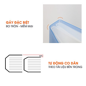 Bìa Lá A4 Sunset AO+, Bìa Chuyển Màu, Túi Dày 0.06 mm (20 Lá/ 40 Lá)