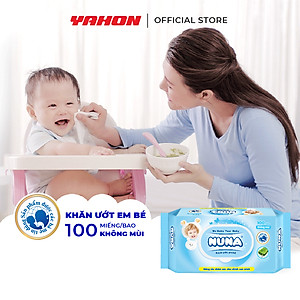Thùng Khăn Ướt Em Bé NUNA Không Mùi 100 Miếng/Bao 24 Bao/Thùng