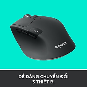 Chuột không dây bluetooth | USB Logitech M720 - Kết nối đa thiết bị, pin 2 năm, tương thích Mac | Windows - Hàng chính hãng