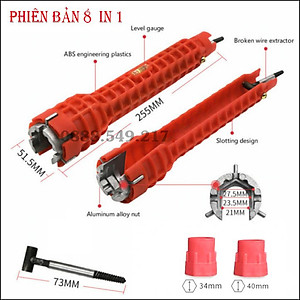 Cờ Lê,Mỏ Lết Đa Năng Chuyện Dụng Vặn Dây Cấp Nước - Dụng Cụ Tháo Lắp Vòi Nước Phiên Bản Mới