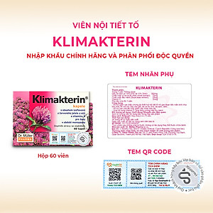 Combo 2 Hộp Viên Nội Tiết Tố Nữ Klimakterin - Estrogen Thảo Dược - Cân Bằng Nội Tiết Tố Nữ - Chậm Quá Trình Lão Hóa, Mãn Kinh - Dr. Muller Từ Cộng Hòa Séc