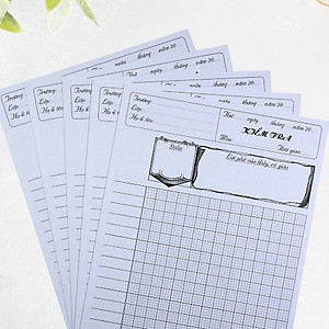 Giấy kiểm tra 4 ô ly kẻ bảng sẵn rất tiện lợi, giấy rất dày viết êm không hằn lem viết được tất cả các loại bút 12 tờ đôi GKTL1-02 Green Art - Hàng chính hãng