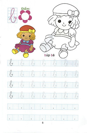 Sách Chuẩn Bị Cho Bé Vào Lớp 1: Tô Chữ Cái Và Tô Màu (Quyển 1)