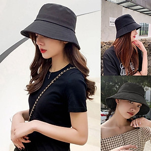 Mũ bucket, nón bucket trơn, nón du lịch đi biển kiểu dáng ulzzang Hàn Quốc MD10