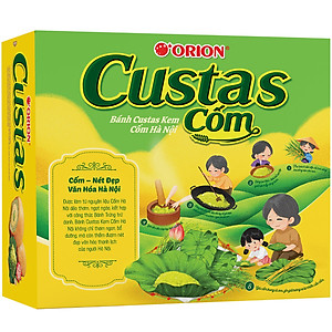 Bánh Custas Kem Cốm Hà Nội 12P (276g)