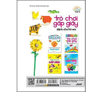 Sách Trò Chơi Gấp Giấy Dành Cho Trẻ Em Tập 1