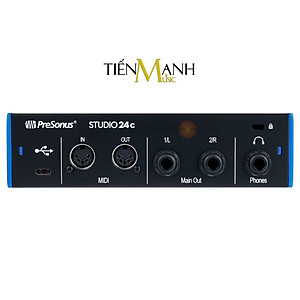 Soundcard Presonus Studio 24C - Sound Card Bộ Thu Âm Thanh và Livestream Audio Interface 24 C Hàng Chính Hãng - Kèm Móng Gẩy DreamMaker