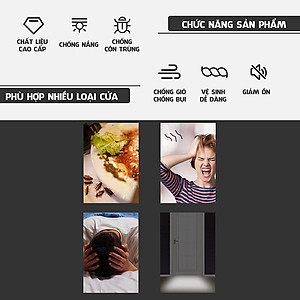 Combo 2 Ron Thanh Nẹp Xốp Chèn Chắn Cửa Chống Bụi Côn Trùng Dài 95cm Legaxi