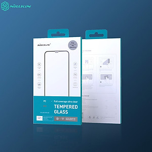 Kính Cường Lực Nillkin PC viền nổi chống trầy và chống va đập cạnh cho Iphone 12/12 Pro (6.1) - 12 Pro Max (6.7) - Hàng Chính Hãng