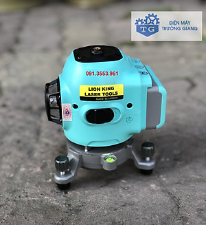 Máy cân mực - máy bắn cốt laser 12 tia LION KING Đài Loan siêu sáng - Tặng kèm 2 pin sạc