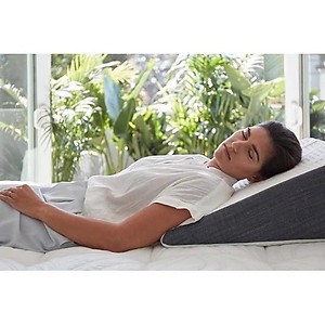 Gối chống trào ngược dạ dày Yorokobi cao 16cm-Gối thông minh 2 trong 1, chống lún, thư giãn vai gáy