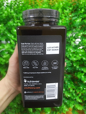 Collagen Cho Nam Youtheory Mỹ Chứa Collagen, Vitamin C, Biotin… Tạo Sức Khỏe Từ Bên Trong Cho Da, Tóc, Móng, Sụn, Gân, Dây Chằng, Khớp, Tim Mạch Và Tăng Hệ Miễn Dịch - QuaTangMe Extaste