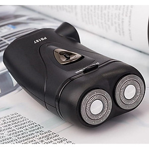 Máy Cạo Râu Sạc Điện 2 Lưỡi Poree PS187 Có Chứ Năng Tự Mài Miễn Thay Lưỡi