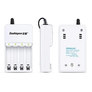 Bộ Sạc Pin Tiểu  Doublepow K02 Dòng Sạc Nhanh - Tự ngắt  - An Toàn - Sạc các loại Pin AAA, AA Sạc Pin Micro Không Dây - Sạc Pin Đồ Chơi Điện Tử - Sạc Pin Tiểu Dung Lượng Cao Hàng Chính Hãng