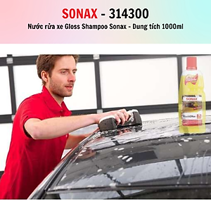Nước rửa xe đậm đặc Sonax Gloss Shampoo 314300 1L  
