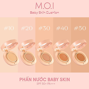 Phấn Nước M.O.I 5M BABY SKIN CUSHION Hồ Ngọc Hà (2021)