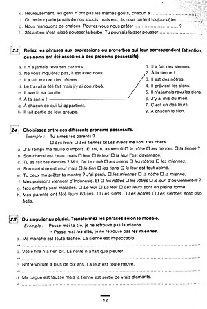 450 Nouveaux Exercices - Grammaire Niveau Intermediare