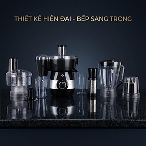 Máy Xay Thực Phẩm Đa Năng &amp; Trong 1 Mishio MK323 - Hàng Chính Hãng