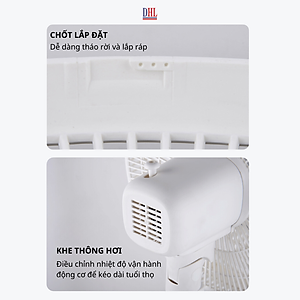 Quạt đứng điện tử có điều khiễn từ xa, hẹn giờ Mitomo FCE-60AEV, công suất 60W, động cơ dây đồng - Bảo hành 2 năm hàng chính hãng