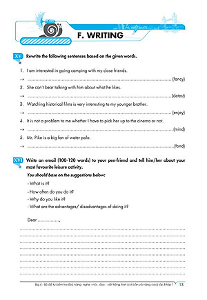 Sách Big 4 Bộ Đề Tự Kiểm Tra 4 Kỹ Năng Nghe - Nói - Đọc - Viết (Cơ Bản Và Nâng Cao) Tiếng Anh Lớp 8 Tập 1