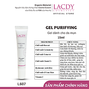 Gel Dành Cho Da Mụn Lacdy 15ml-PURIFYING GEL-L607