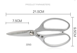 Kéo cắt gà, vịt, cắt cá, cắt thức ăn, rau củ, cắt giấy, cắt vải đa năng Thép không gỉ