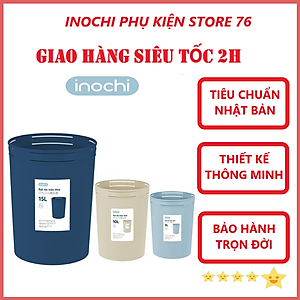Sọt Đựng Rác Tiện Lợi Nhiều Cỡ Hiro Hàng Xuất Nhật Inochi - Hàng Chính Hãng ( Tặng kèm khăn lau đa năng) Giao màu ngẫu nhiên 