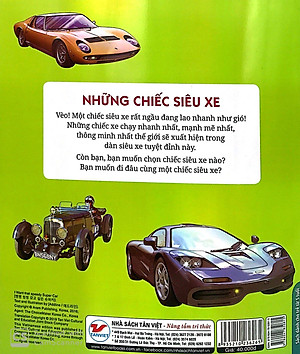 Sách Những Chiếc Siêu Xe - Và Nhiều Đề Can Hấp Dẫn