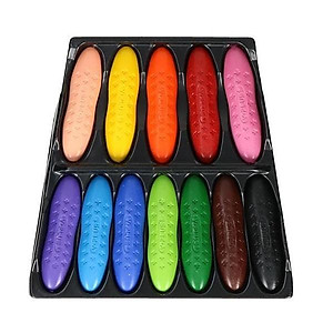 Hộp Bút Sáp Peanut 12 Màu Y PLUS+ CR1501_PEANUT