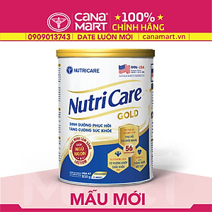Sữa bột Nutricare Gold bổ sung dinh dưỡng cho người lớn tuổi, người suy nhược cơ thể (850g)
