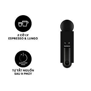 Máy pha cà phê Nespresso Essenza Mini Đen - Hàng chính hãng