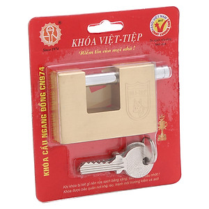 Ổ Khoá Việt Tiệp Cầu Ngang 68 x 48 Ống Phi 8mm