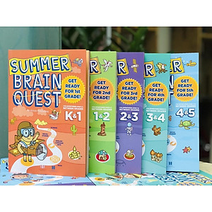 Sách Summer Brain Quest, Dành cho trẻ từ 5 đến 10 tuổi