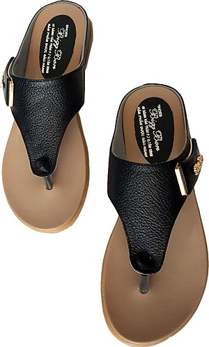 Dép Xỏ Ngón Nữ BIGGBEN Da Bò Thật Cao Cấp DXN02