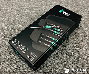 Bộ tua vít điện tử đa năng 12 chiếc Kraftform Micro - Wera 05073675001 