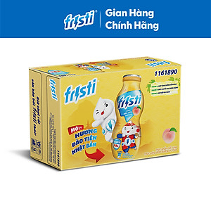 Thùng 48 chai sữa chua uống hương Đào Tiên Nhật Bản Fristi 80ml