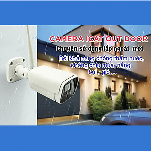 Camera wifi ngoài trời Hunonic ICat Outdoor - Hàng chính hãng