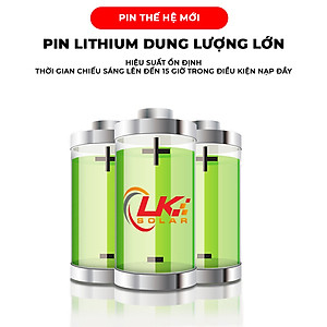 Đèn Đường Led Năng Lượng Mặt Trời Siêu Sáng 200W CHÍNH HÃNG- LK SOLAR LD-44200, Sử dụng 100% năng lượng mặt trời, lắp đặt ngoài sân, đường phố, trang trại, cảm biến ánh sáng, có remote điều khiển