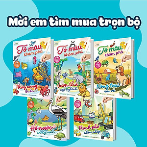 Sách Tô màu khám phá