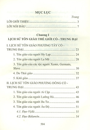 Lịch Sử Tôn Giáo Thế Giới Và Việt Nam (Tái bản) - PGS.TS. Nguyễn Phú Lợi