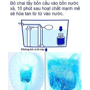Combo 2 Cốc thả bồn cầu tẩy xanh toilet Mr.Fresh - Hàn Quốc 180g hương Ngàn hoa +  hoa Ly (hàng chính hãng)