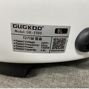 Nồi Cơm Điện Công Nghiệp Dung Tích Lớn 3.6 lít GUGKDD GK-1300 (1300W) - Hàng Chính Hãng
