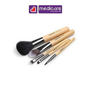 0131755 Bộ Cọ Trang Điểm BASICARE 1961 5 cái