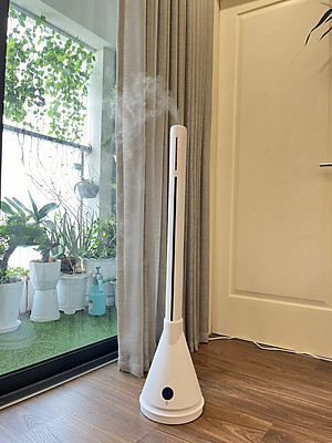 Quạt Tháp 2 Chiều Sưởi Ấm Làm Mát Và Bù Ẩm ULTTY SKJ-CR018HM. Chất Liệu Sưởi Gốm Ceramic Không Đốt Cháy Oxi. Bù Ẩm Không Khô Da Tự Động Tắt Khi Quá Nhiệt - Hàng Chính Hãng