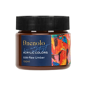 Màu Acrylic 100ml Cao Cấp Dạng Hũ Finenolo Deli - Tô Đất Sét, Đất Nặn Tự Khô, Vẽ Túi Vải Tote, Quần Áo DIY, Giày, Tranh Tường, Đa Chất Liệu, Tươi Sáng, Nhanh Khô - Nhiều Màu Sắc