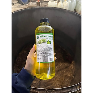 Nước Cất Tinh Dầu Sả Chanh 1000ML Giúp Lau Sàn Nhà, Khử Mùi, Đuổi Côn Trùng Tạo Hương Thơm Dễ Chịu