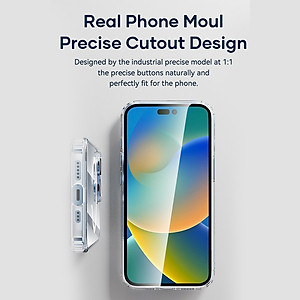 Ốp lưng chống sốc trong suốt hỗ trợ sạc Maqsafe cho iPhone 14 Pro (6.1 inch) hiệu Rock Protection Maqsafe Magetic Case (siêu mỏng 1.5mm, độ trong tuyệt đối, chống trầy xước, chống ố vàng, tản nhiệt tốt) - hàng nhập khẩu