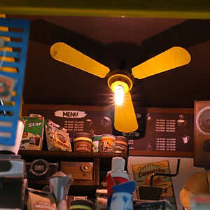 MÔ HÌNH TỰ LẮP RÁP DIY SÀI GÒN THU NHỎ - CÀ PHÊ ĐÁ - AD07