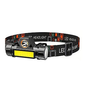 Đèn Pha LED Chống Nước Đa Năng Đèn Pha Sạc USB + COB Đèn Pin Đội Đầu Đèn Đội Đầu Công Suất Cao